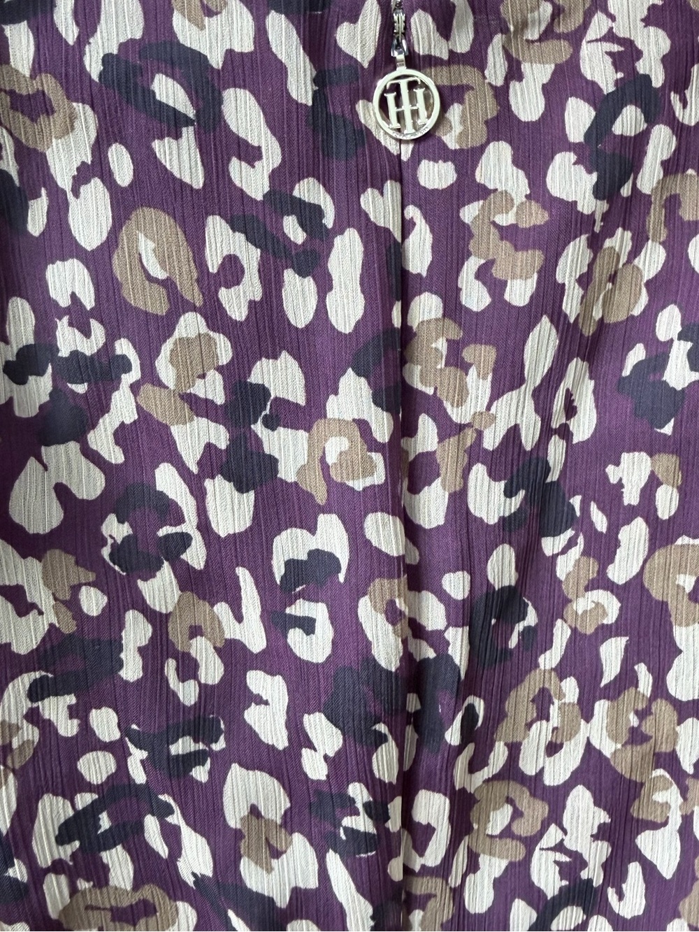 Women Size 16 Purple Leopard Print casual Dress - Picture 4 of 4
